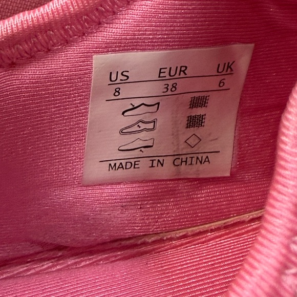 Sparkly Pink Sneakers‎ by Belos  Size 8 Memoryfoam - Picture 5 of 8